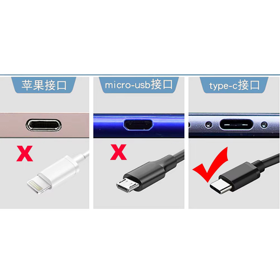 Yuxi 10er Set USB Typ-C Staubschutzstecker in Transparent zum Schutz deines Ladeports - Bild 3