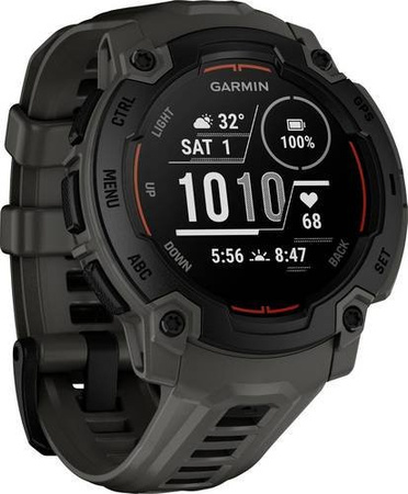 Garmin Smartwatch, 45 mm, Schwarz, Silikon