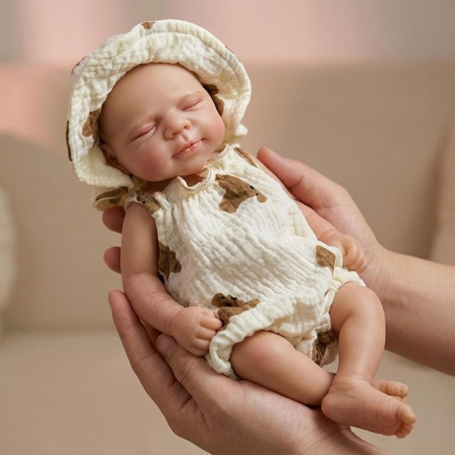 NPK Reborn-Puppe, 12-Zoll, aus Silikon, Einfarbig - Bild 1