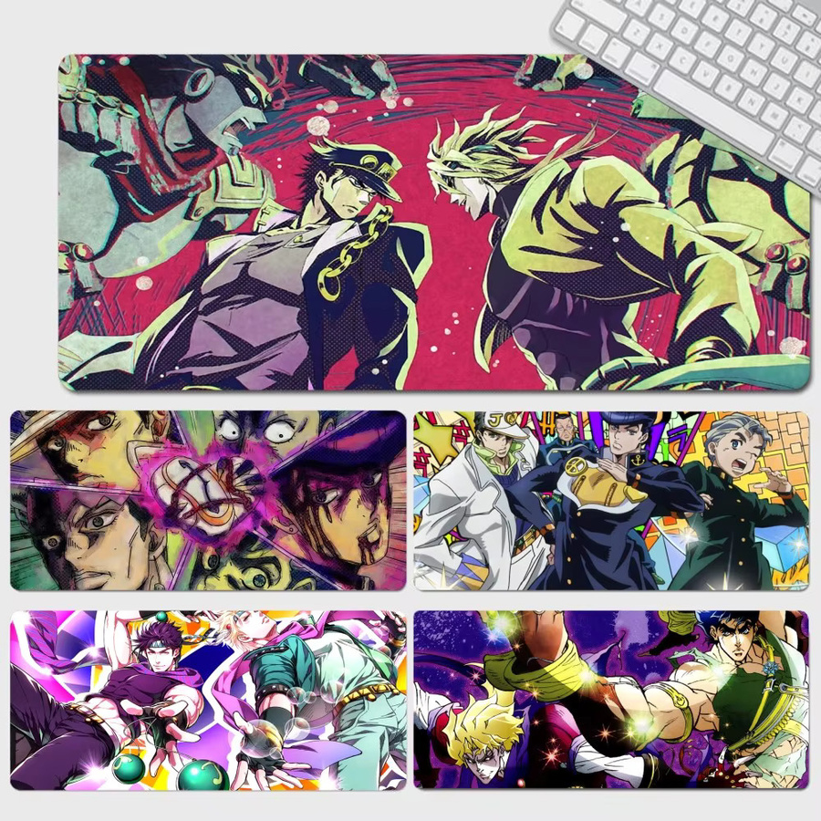 JoJo's Bizarre Adventure INS Tide Große Schreibtischunterlage Multicolour Gaming-Zubehör für PC und Studenten - Bild 6