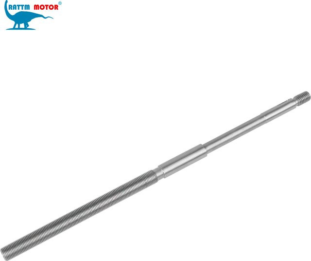 RATTMMOTOR Leitspindel Kreuzschlitz-Vorschubschraube in Silber für WM210V CD210V Drehmaschinen, Länge: 243 mm - Bild 1