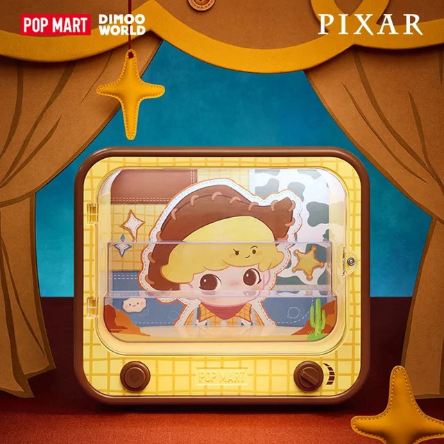 POP MART DIMOO WORLD PIXAR, Fernseh-Lichtfigur, Silikon, Bunt / Mehrfarbig - Bild 1