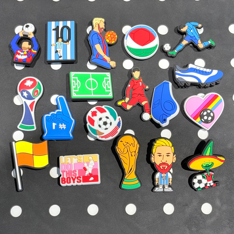 Happye&TiTi Schuhanhänger Fußball-Sportpfeife, PVC, Kinder - Bild 2