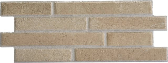 Klimex Verblender Feinsteinzeug UltraStrong Long Brick in Steinoptik Grau-Beige B: 40 cm, H: 16 cm - Bild 1