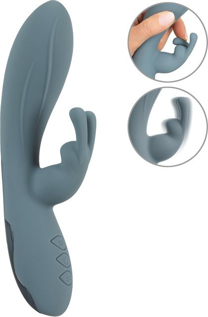 Rabbitvibrator VELINA von beau cœur in Blau mit 2 x 10 Vibrationsmodi - Bild 1