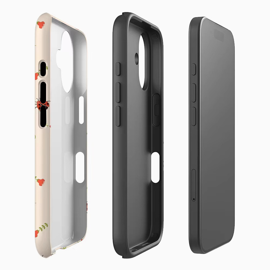 Robuste Marienkäfer Garten Handyhülle von Potdemiel für iPhone 17 16 15 14 13 Pro Max Plus, Magnetisch, Multicolour - Bild 1