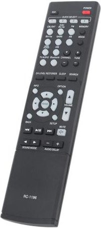 Neworld Life RC-1196 Fernbedienungsersatz für Denon AV-Receiver in Schwarz - Bild 1