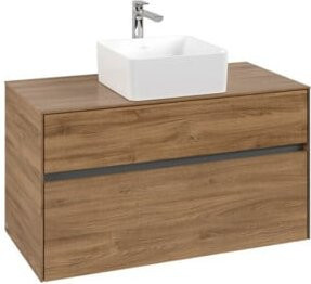 Villeroy & Boch Waschtischunterschrank Collaro in Kansas Oak, Wandhängend, B/H/T: 100 x 54,8 x 50 cm - Bild 1