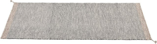 Muuto Ply Teppich aus Wolle in Beige Multicolour mit Fischgrätmuster und skandinavischem Design - Bild 1