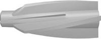 Fischer Gasbetondübel GB 14 aus Nylon in Grau, Länge: 75 mm, Durchmesser: 14 mm, 10 Stück - Bild 1