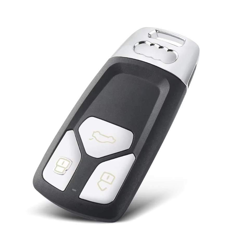 Keyyou Smart Remote Autoschlüssel Hülle Ersatz für Audi A4 A5 A4L S4 S5 Q3 Q5 Q7 TT 2014-2018 in Schwarz - Bild 2
