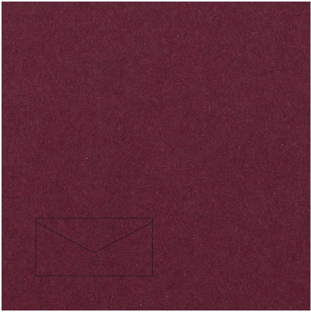 Rico Design Paper Poetry Kuvert Essentials DL, 5 Stück, Bordeaux - Bild 1