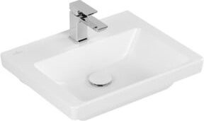Villeroy & Boch Handwaschbecken Subway 3.0, rechteckig, Keramik, weiß, B/T: 50 x 40 cm - Bild 1