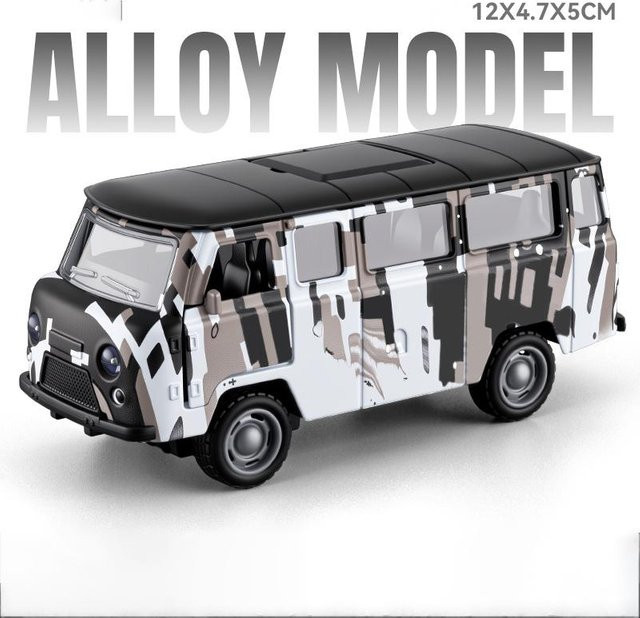 Linyi toy car Uaz Reisende Miniaturmodell, 1:36, Metall, ab 14 Jahren - Bild 1