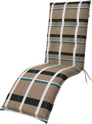 DOPPLER Liegenauflage Living braun gesteppt L x B x H: 195 x 48 x 6 cm - Bild 1