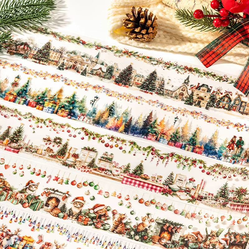 Mr. Paper Weihnachtslandschaft Masking Tape aus PET in Multicolour - Bild 2