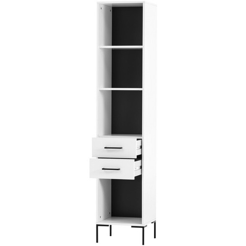 Schildmeyer Hochschrank Serie 2000 in Weiss, B/H: 40,2 x 194,2 cm - Bild 2