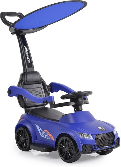 Moni Victory 2 in 1 Rutschauto mit Musikfunktion blau ab 3 Jahren - Bild 1