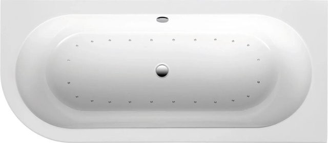 Ottofond Whirlpool Modena Corner Komfort Rechts Weiß 178 x 78 cm mit Silentsystem - Bild 1