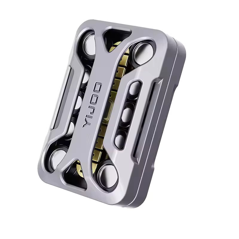 soulbao Metall-Magnetischer EDC Pai Pai Münz-Infinity-Slider Push Fidget Toy - Bild 5