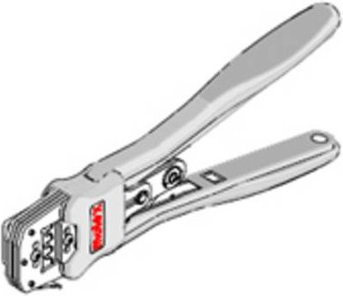 Molex 63827-9600 Crimpzange in Silber - Bild 1