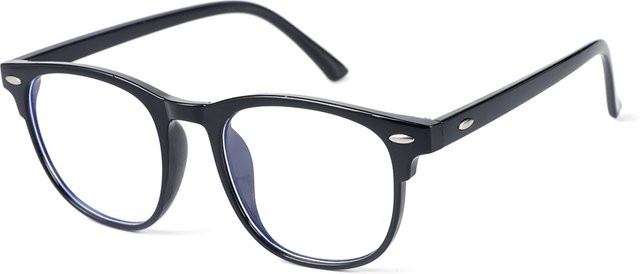 Anti-Blaulicht-Brillengestell, Vollrand, Kunststoff, mehrfarbig, Unisex - Bild 1