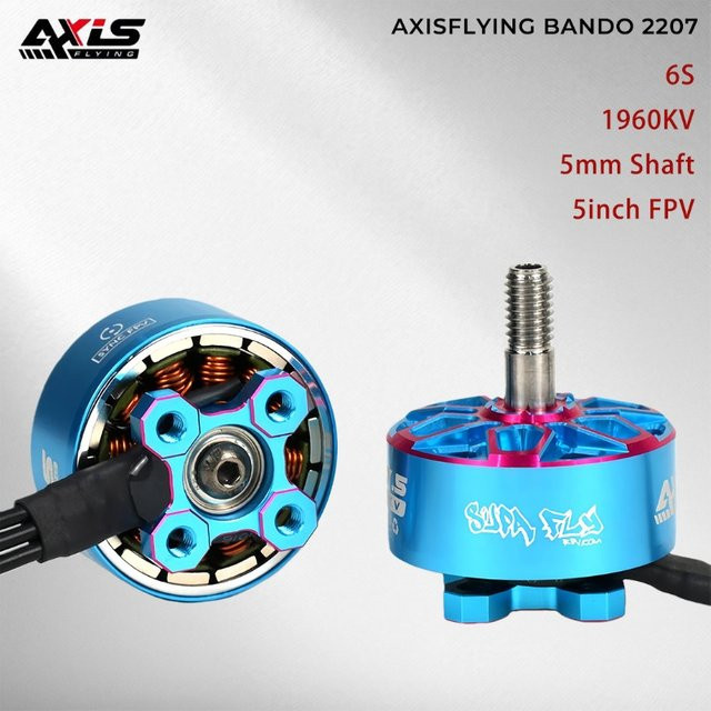 AXISFLYING BANDO 2207 2207.5 1960KV FPV Brushless Motor, Metall, CE-gekennzeichnet - Bild 1