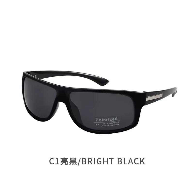 TAGION 5113 Sonnenbrille, Herren, Vollrand, rechteckig, Schwarz, Kunststoff, polarisiert - Bild 2