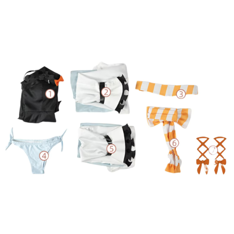 Wow Chan Gachiakuta Amo Cosplay Kostüm Perücke Uniform Outfits, Set - Bild 2