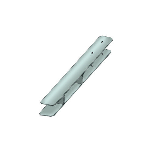 Karibu H-Pfostenanker Set aus verzinktem Stahl in Grau für Gartenhäuser, 6 Stück, H-Form: Höhe 60 cm, Breite: 12 cm, Tiefe: 12 cm - Bild 3