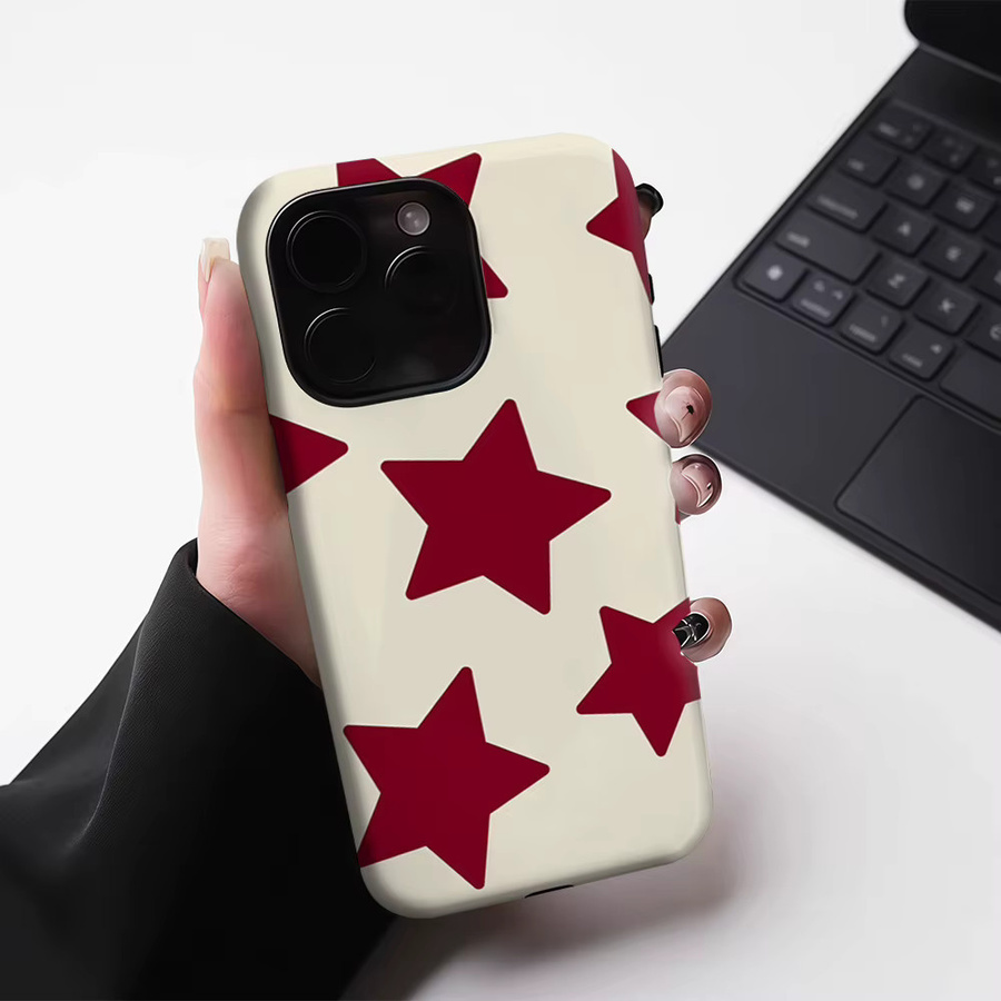 Star Scatter Magnetische Handyhülle für iPhone 17 16 15 14 13 Pro Max Plus Multicolor Robuste Doppel-Schicht-Hülle - Bild 4