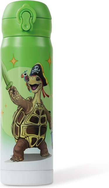 AWAVE Die Schule der Magischen Tiere Edelstahl Trinkflasche für Kinder, Grün, 380 ml - Bild 1