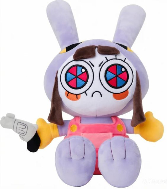 Toys D Jax Plüschtier Dienstmädchen-Set Lila Kaninchen 25cm - Bild 1