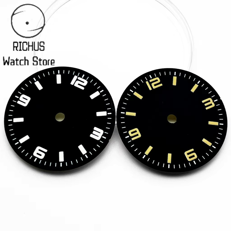 RICHUS Zifferblatt, Schwarz, 28,5 mm, Automatikwerk, Unisex - Bild 2