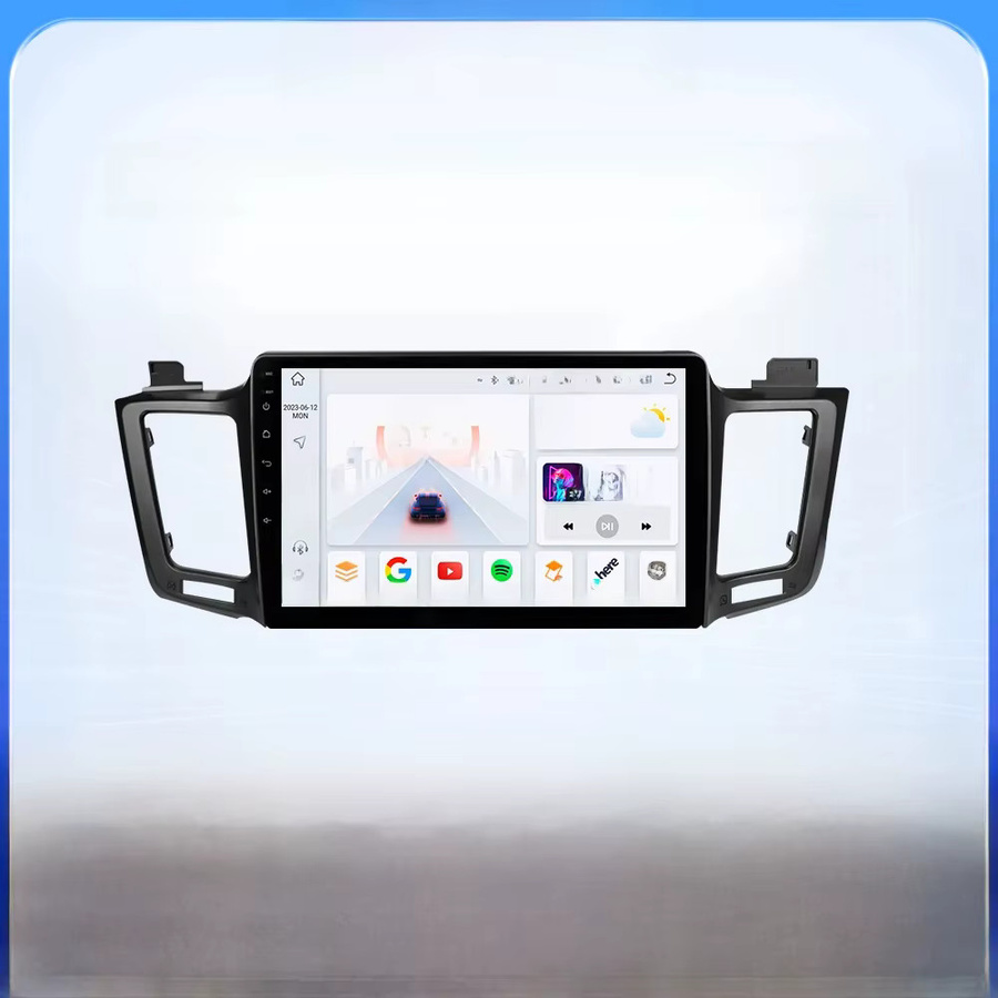 OSSURET Android Autoradio Multimedia für Toyota Rav 4 mit Carplay, GPS und WiFi in Schwarz - Bild 1