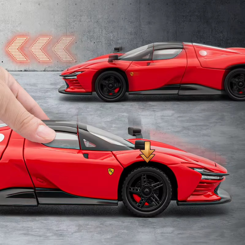 Daytona SP3 Sportwagen Modell, 1:32, Metall, mit Sound und Licht - Bild 2