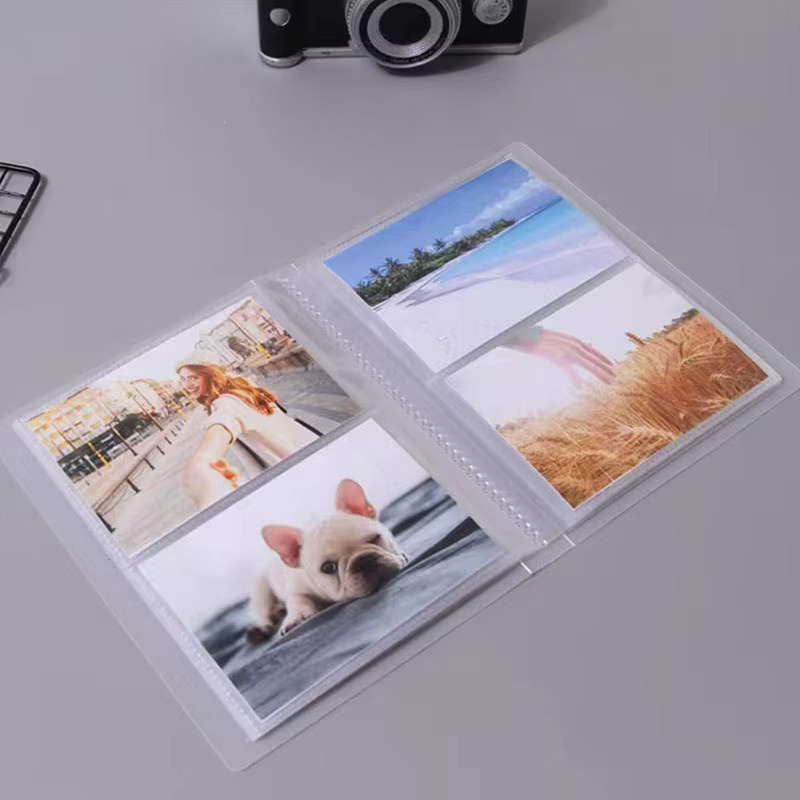 Tonpei Transparentes PP-Fotoalbum mit Schleifen für 3R/4R/5R Fotos und Postkarten als DIY Sammelbuch - Bild 2