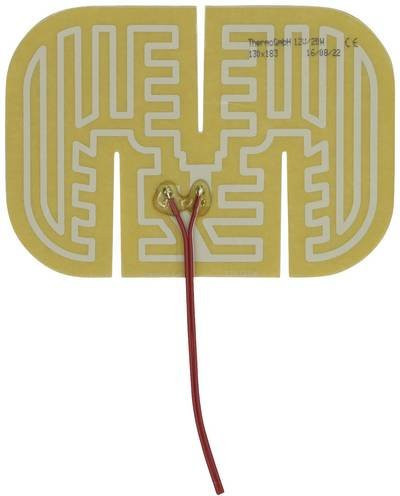 Thermo TECH Polyester Heizfolie 12V 20W Gelb B: 130 mm x L: 183 mm - Bild 1