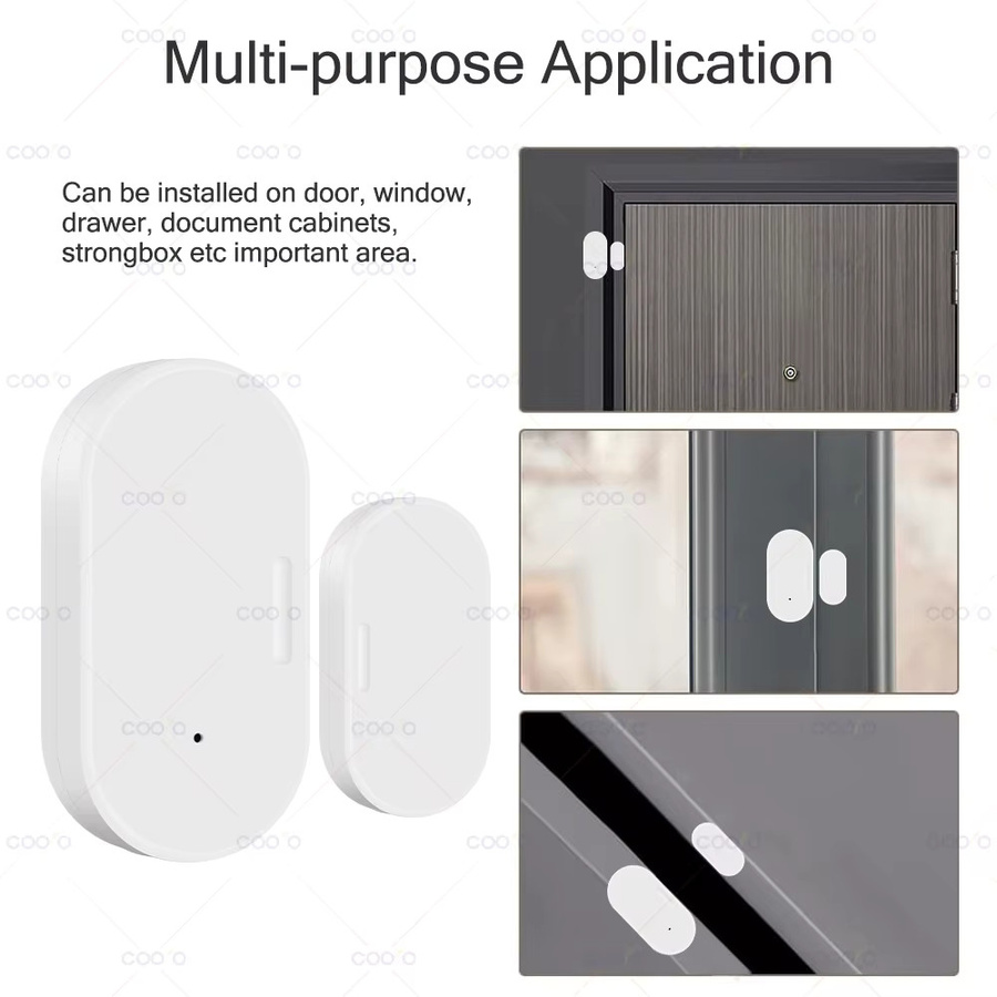 Ewelink Zigbee 3.0 Türsensor und Fensterkontakt in Weiß für Sicherheitsalarme und Home Assistant Kompatibilität - Bild 3