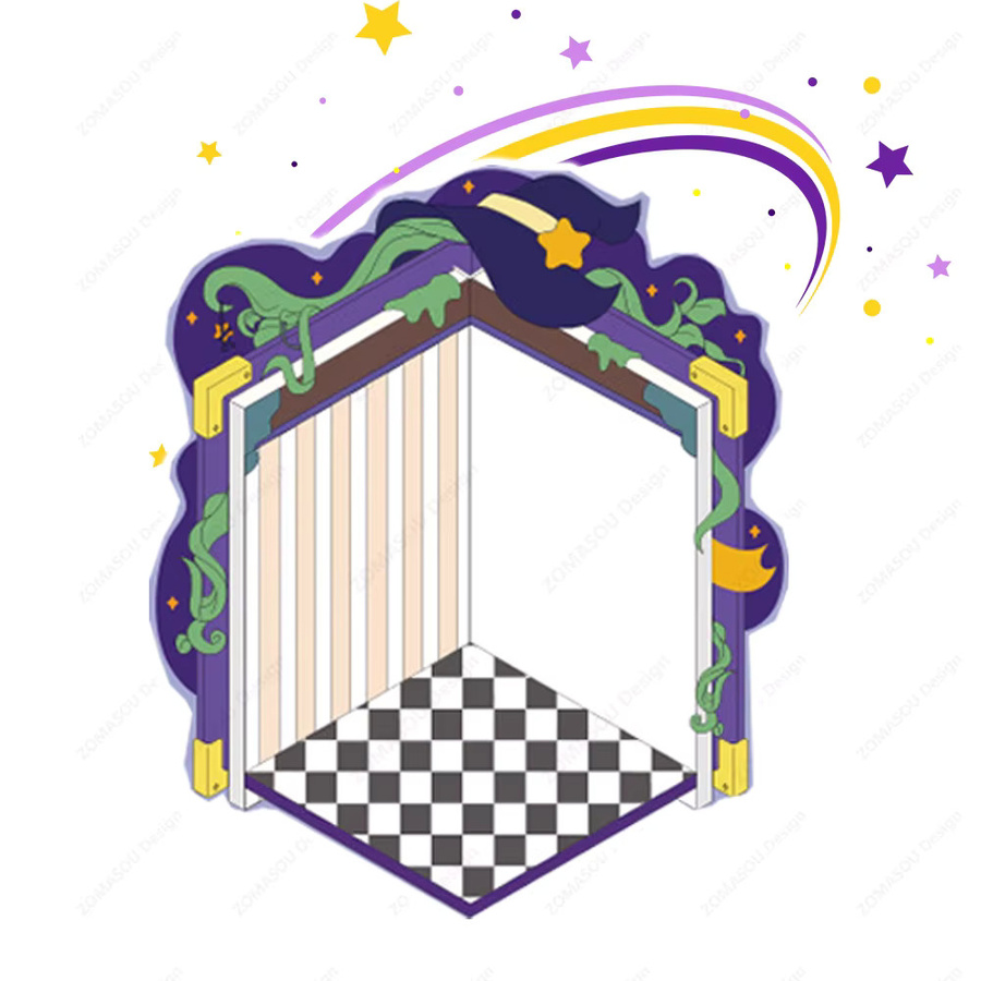 Crystal World & Spellbook DIY-Aufkleber 2,5D-Landschaft 3D-Szene in Multicolour - Bild 2