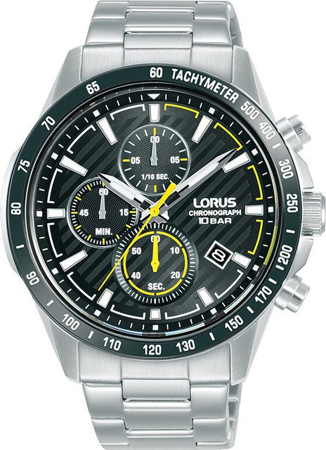 Lorus Chronograph, Quarz, Edelstahl, 44 mm, Herren - Bild 1