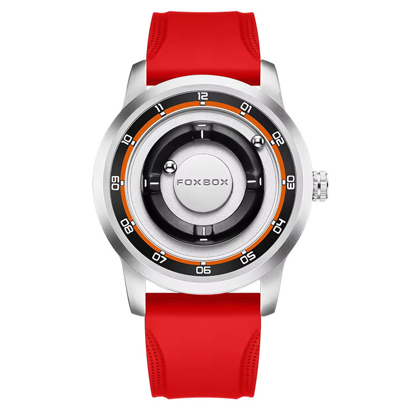 FOXBOX Armbanduhr Quarz, Silikon, Schwarz, Herren - Bild 7