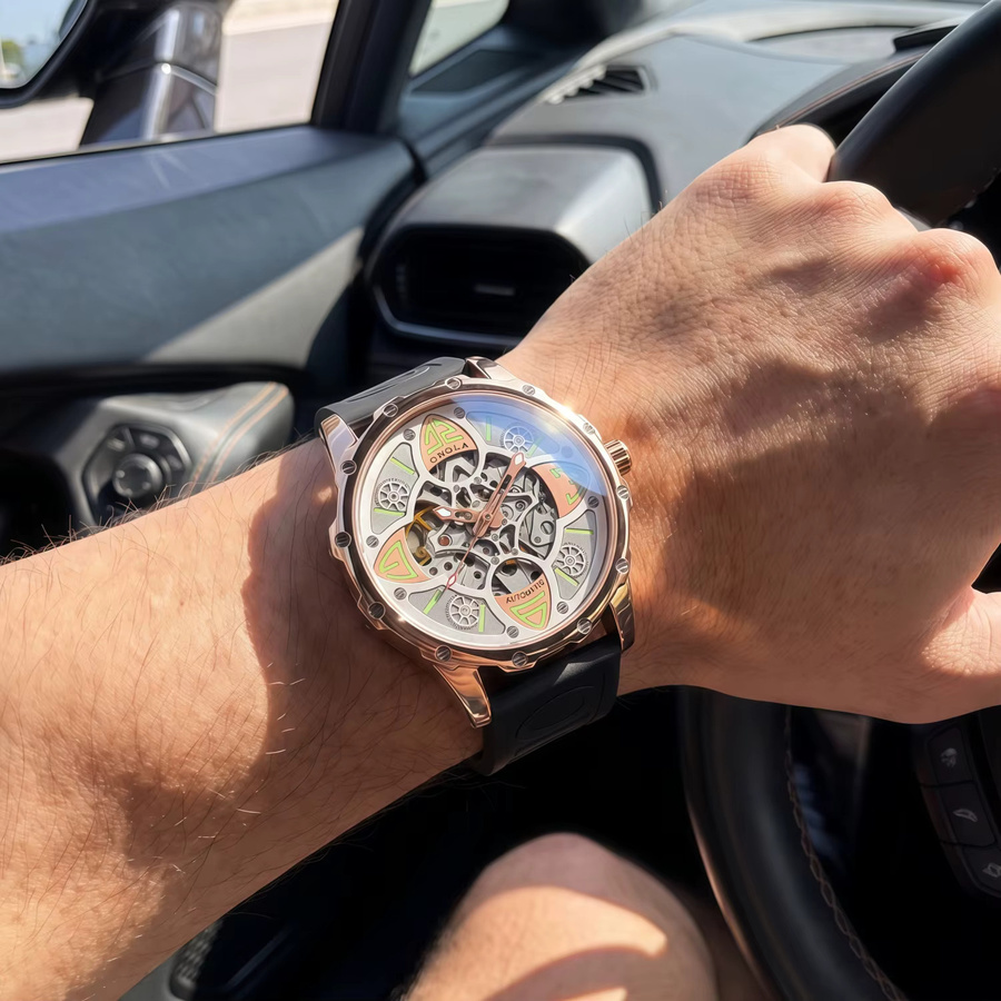 Onola Armbanduhr, Automatik, Silikon, Herren - Bild 3