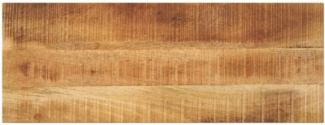 vidaXL Tischplatte aus Mango Massivholz in Braun, Rechteckig, Rustikal, B: 90 cm, T: 20 cm, H: 2,5 cm - Bild 1