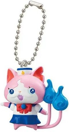 Bandai Yo-kai Watch Jibanyan, Actionfigur, Handyanhänger, Weiß - Bild 1