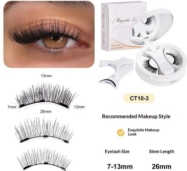 Dachong Magnetisches Wimpern Set, Black, Unisex - Bild 1
