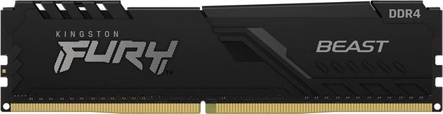 Kingston FURY Beast DDR4 Arbeitsspeicher Kit 32 GB (2 x 16 GB) 3600 MHz Schwarz - Bild 2