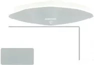 KUVERMATIC® Kuvertierhülle aus Papier, weiß und grau, selbstklebend - Bild 1