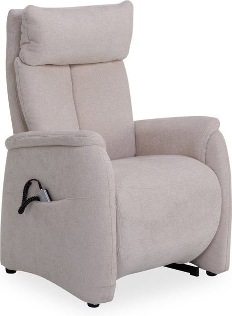 Relaxsessel vito VARIETY 5.0 in Beige/Sand mit Stoffbezug und Schaumstofffüllung, B/T/H: 84 x 53 x 74 cm - Bild 1