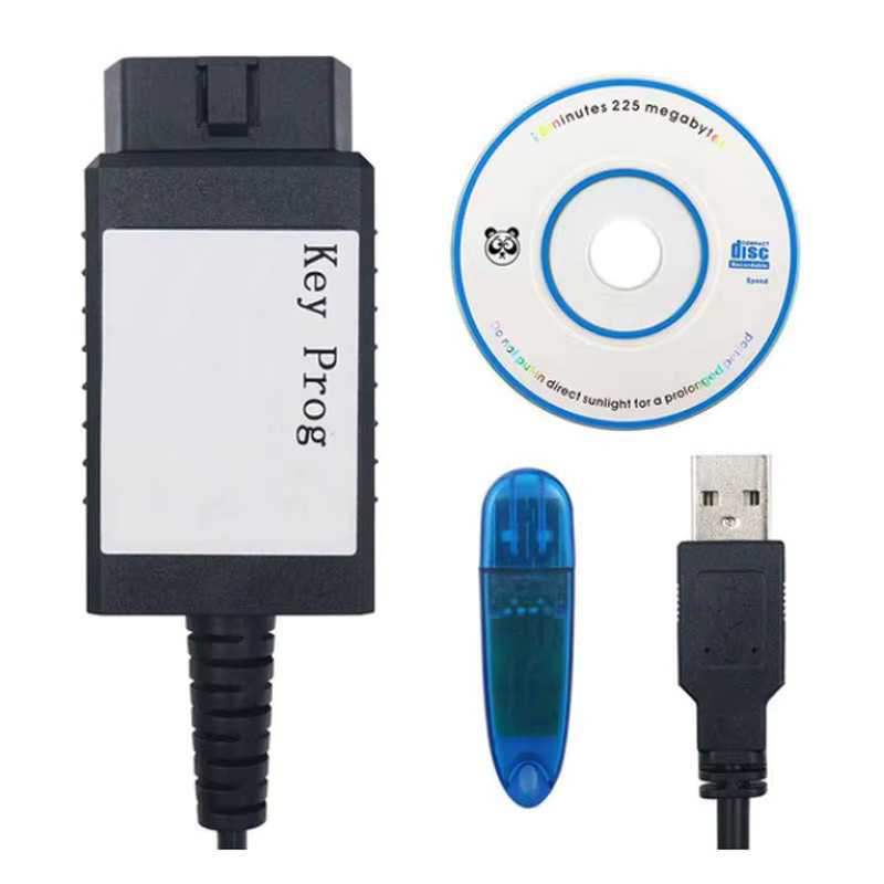 YIQIXIN FNR Key Prog 4 IN 1 Schlüsselprogrammierer mit USB-Dongle für Nissan, Renault und Ford, OBD2 Auto-Diagnosetool, Schwarz - Bild 3